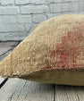 20 x 20 Rug Pillow Luminous Haven Turkish Pillow Cushion Cover #7654