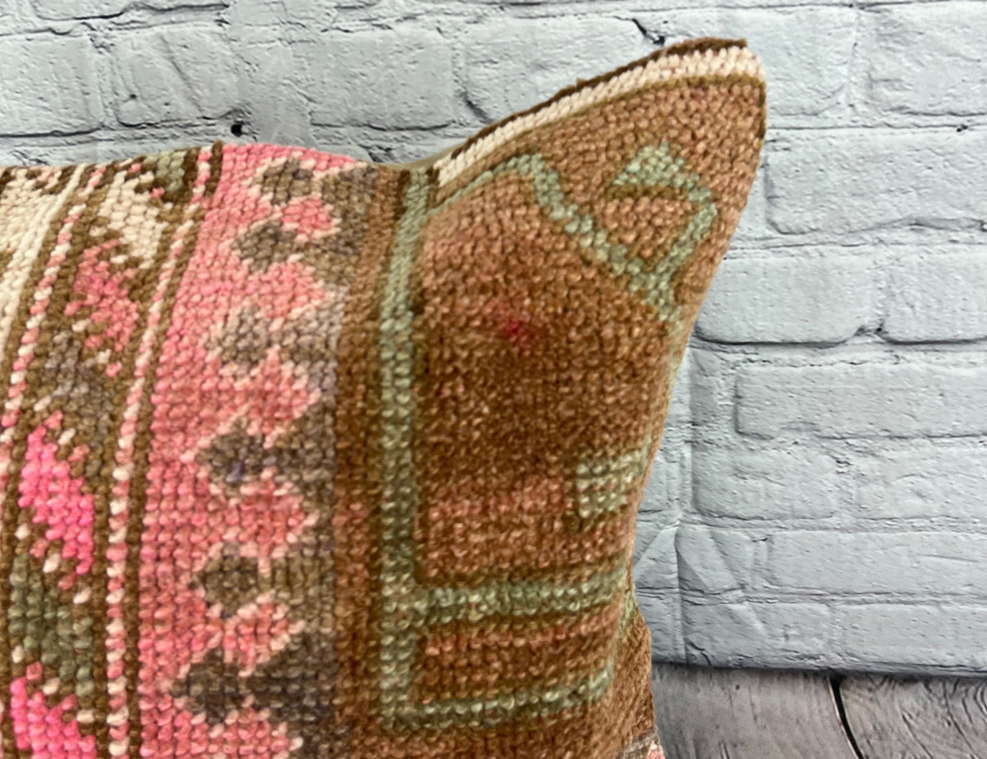 20 x 20 Rug Pillow Anatolian Echoing Turkish Pillow Cushion Cover #7648