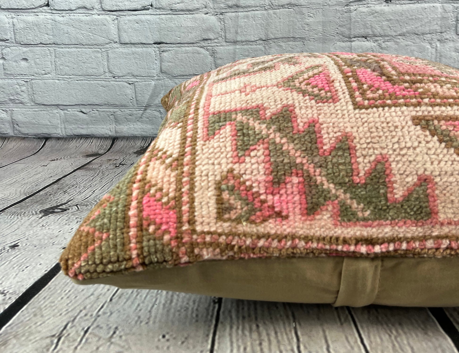 20 x 20 Rug Pillow Anatolian Echoing Turkish Pillow Cushion Cover #7648