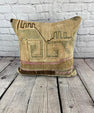 20 x 20 Rug Pillow Echoing Sands Turkish Pillow Cushion Cover #6685