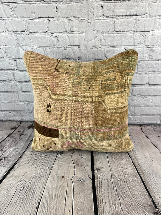 20 x 20 Rug Pillow Sapphire Enclave Turkish Pillow Cushion Cover #6694