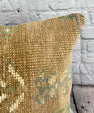 20 x 20 Rug Pillow Ethereal Elegance Turkish Pillow Cushion Cover #6689
