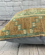 20 x 20 Rug Pillow Ethereal Elegance Turkish Pillow Cushion Cover #6689