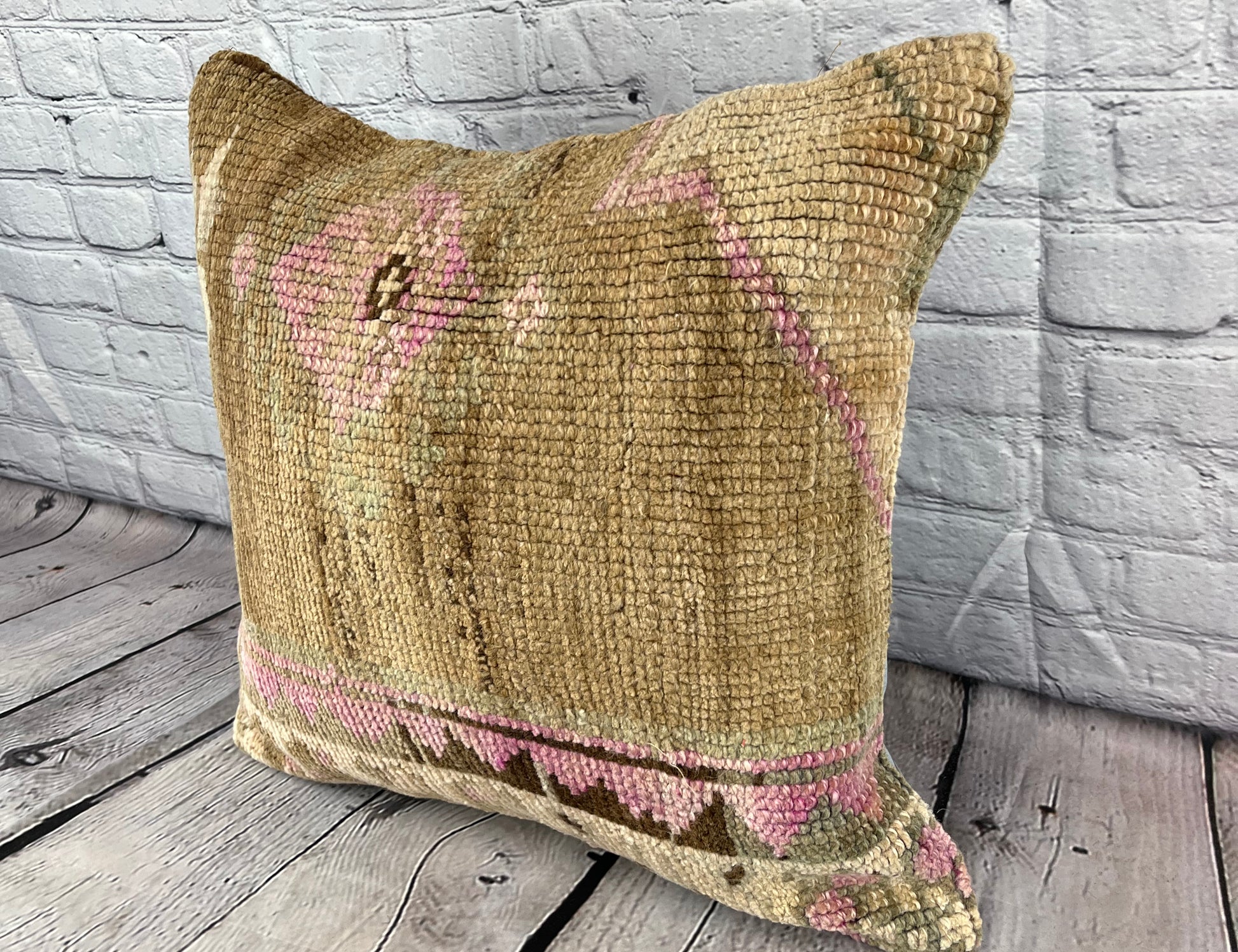 20 x 20 Rug Pillow Seraphic Sanctuary Turkish Pillow Cushion Cover #6684