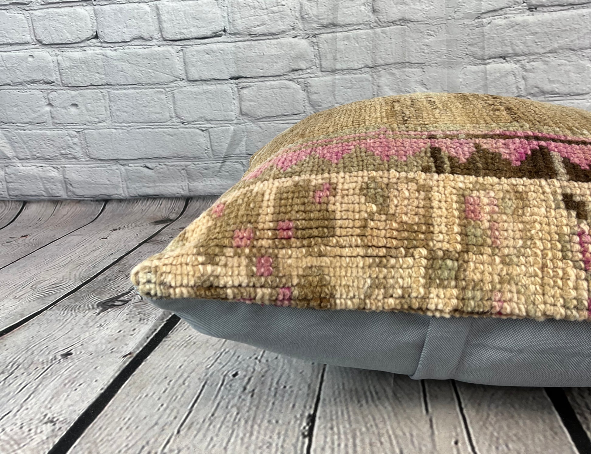20 x 20 Rug Pillow Seraphic Sanctuary Turkish Pillow Cushion Cover #6684