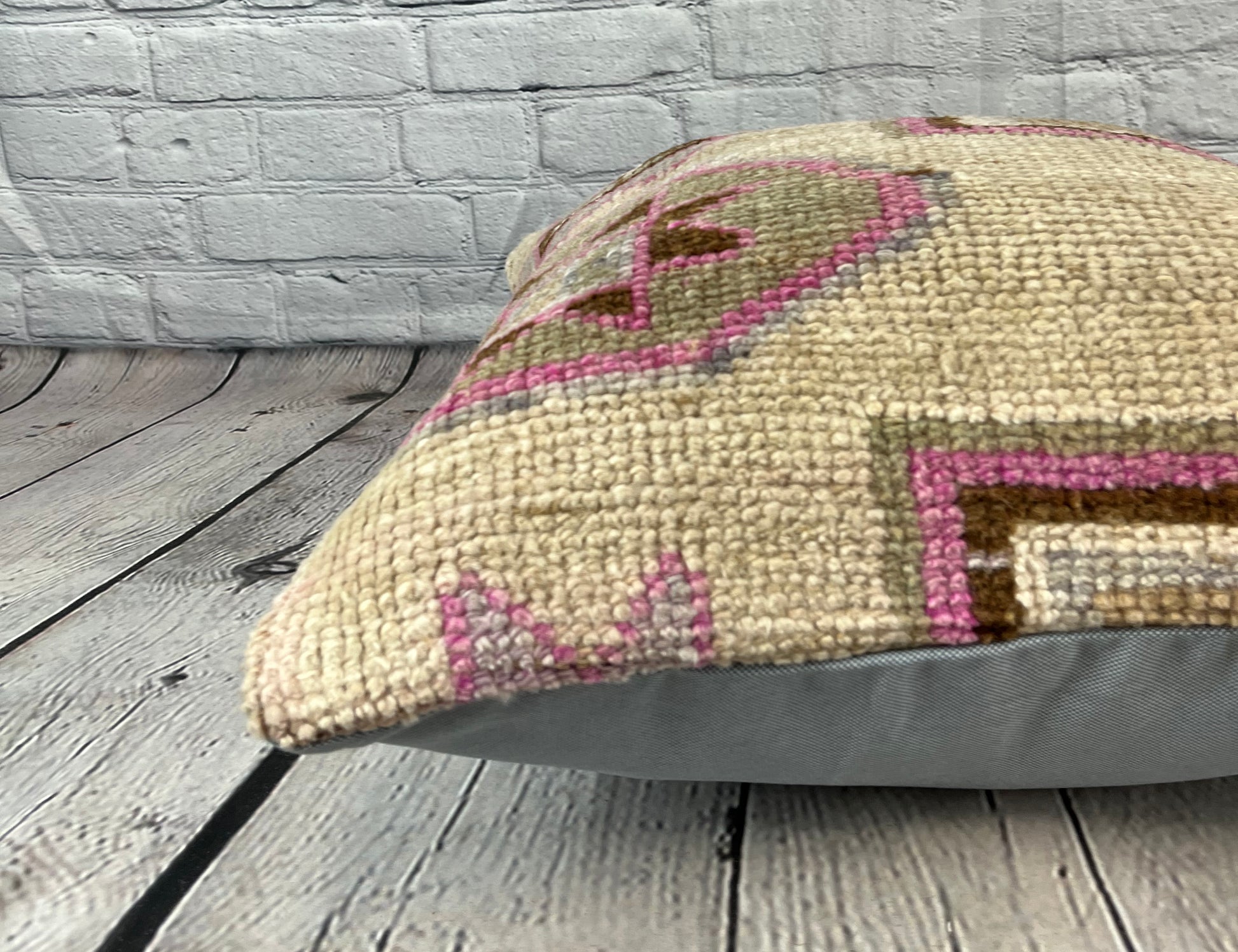 20 x 20 Rug Pillow Bosporus Velvet Turkish Pillow Cushion Cover #7373