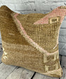 20 x 20 Rug Pillow Sapphire Lagoon Turkish Pillow Cushion Cover #7369