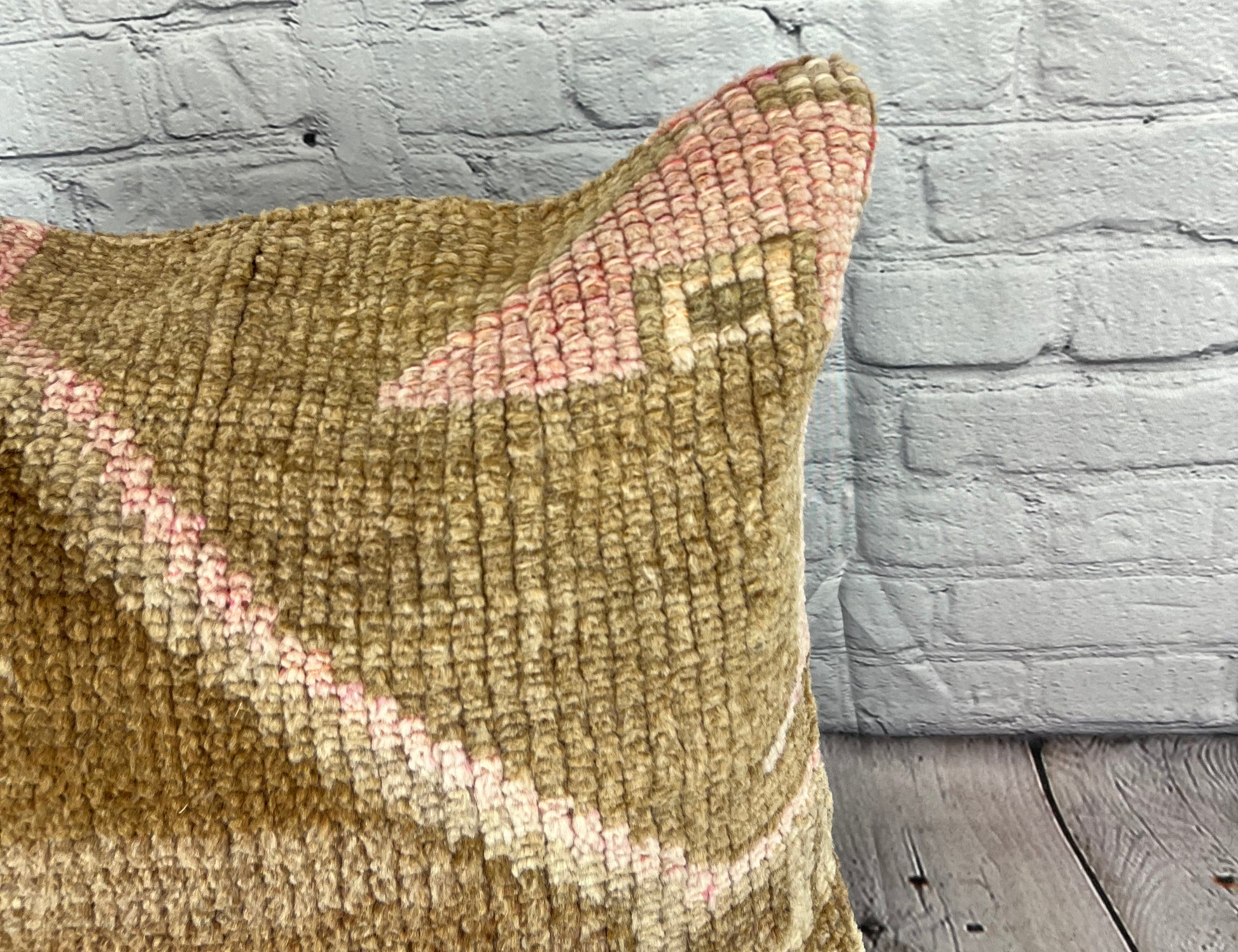 20 x 20 Rug Pillow Sapphire Lagoon Turkish Pillow Cushion Cover #7369