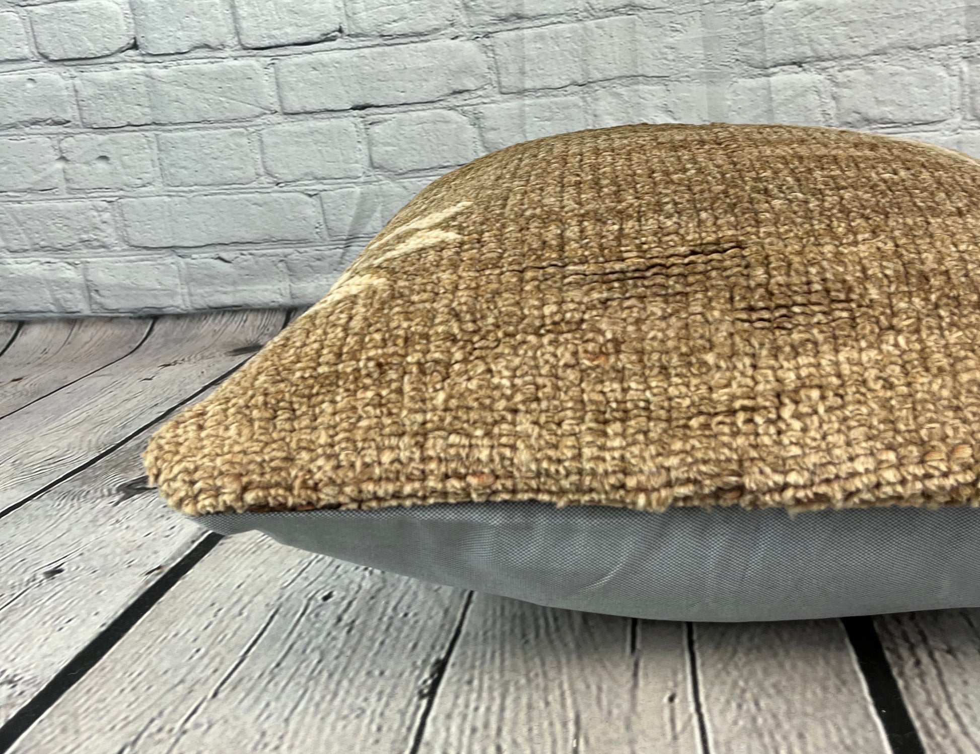 20 x 20 Rug Pillow Sapphire Lagoon Turkish Pillow Cushion Cover #7369