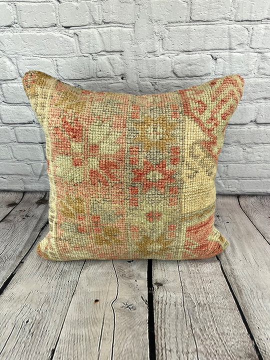 20 x 20 Rug Pillow Lagoon Embrace Turkish Pillow Cushion Cover #6686