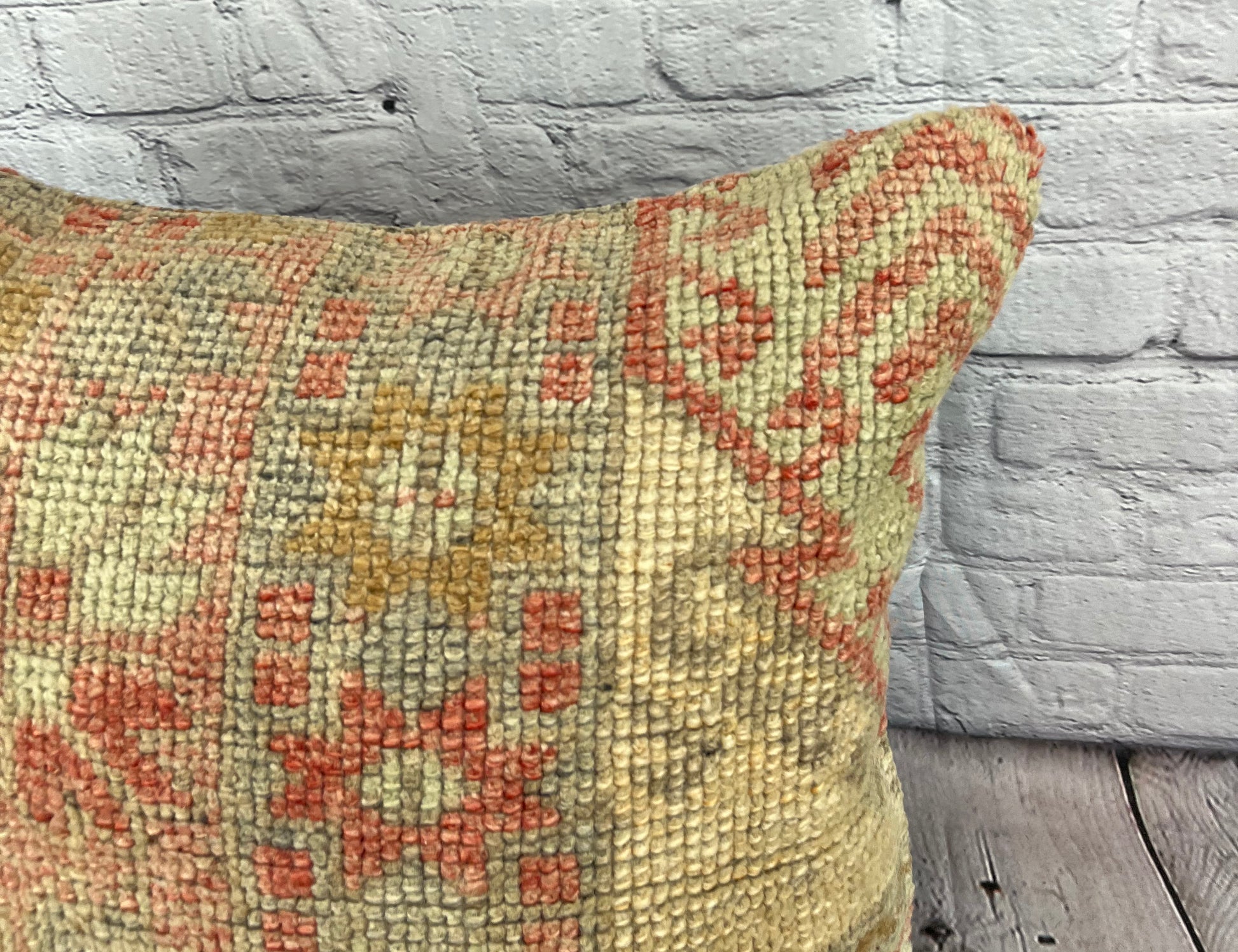 20 x 20 Rug Pillow Lagoon Embrace Turkish Pillow Cushion Cover #6686