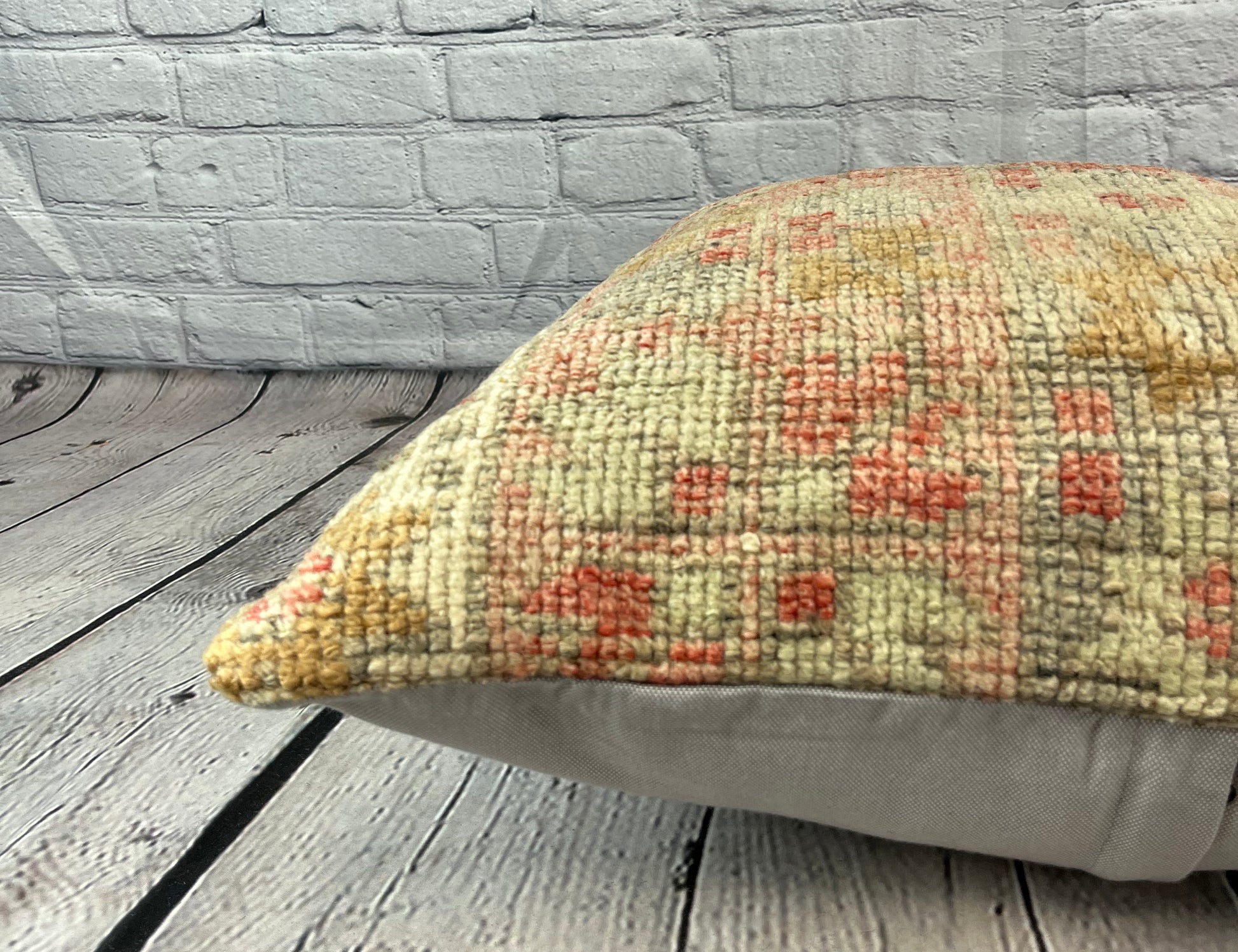 20 x 20 Rug Pillow Lagoon Embrace Turkish Pillow Cushion Cover #6686