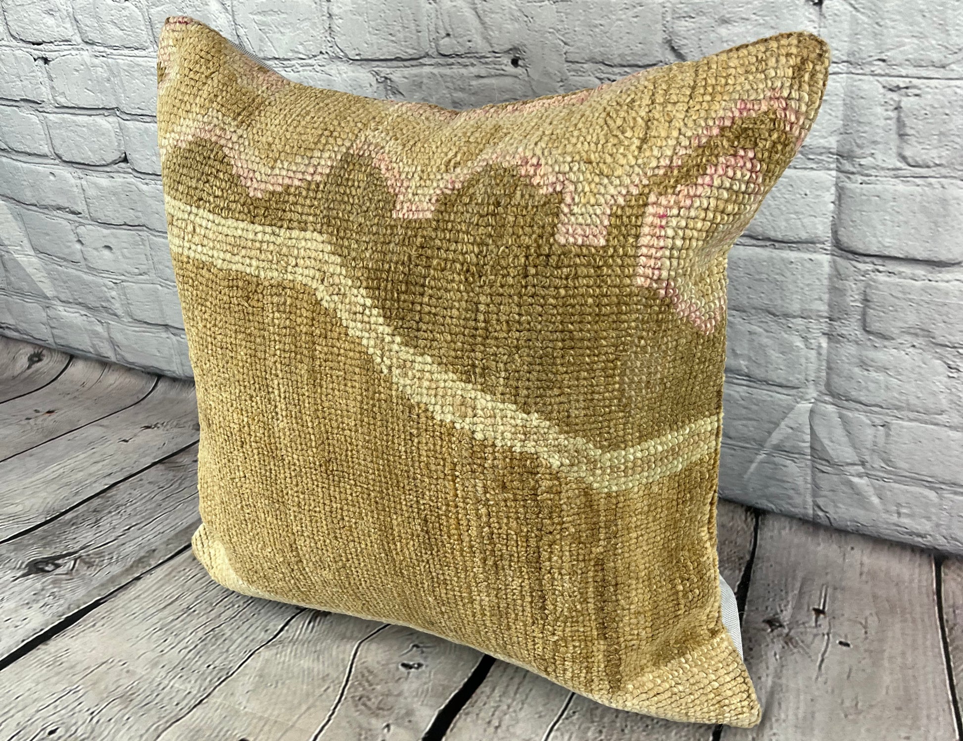 20 x 20 Rug Pillow Turkish Opaline Turkish Pillow Cushion Cover #6699