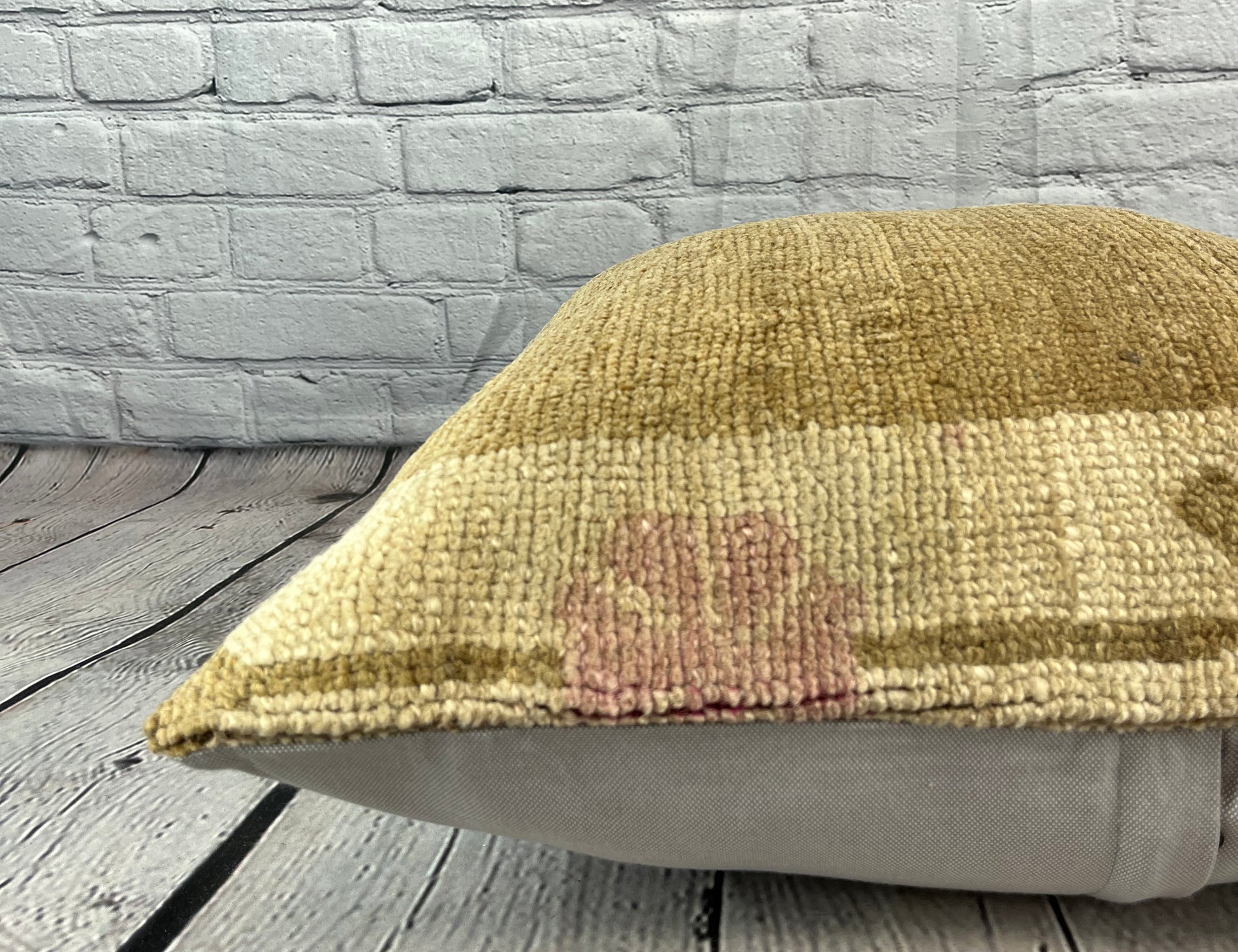 20 x 20 Rug Pillow Turkish Opaline Turkish Pillow Cushion Cover #6699