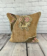 20 x 20 Rug Pillow Blissful Haven Turkish Pillow Cushion Cover #7377