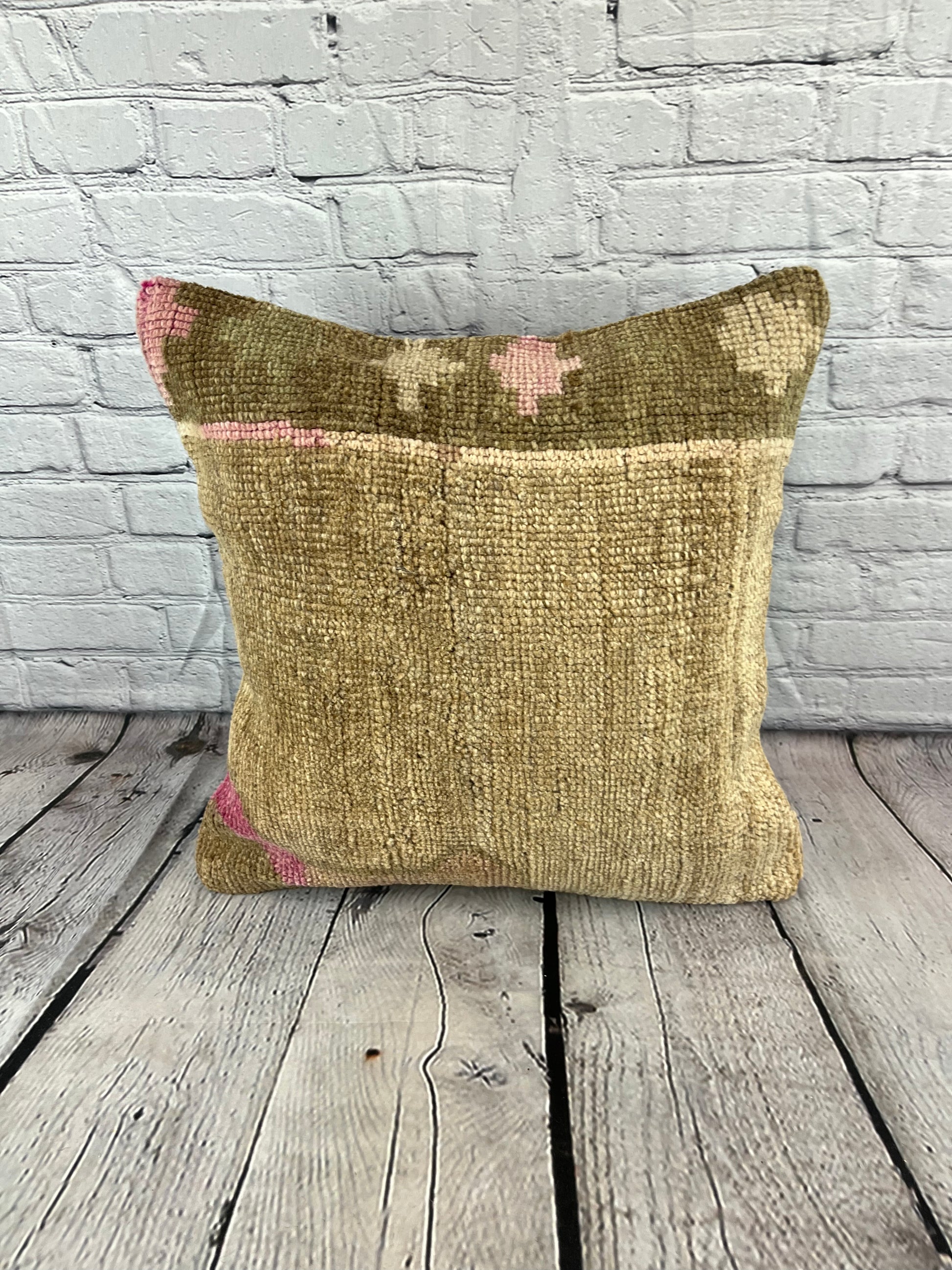 20 x 20 Rug Pillow Tranquility Trails Turkish Pillow Cushion Cover #7366