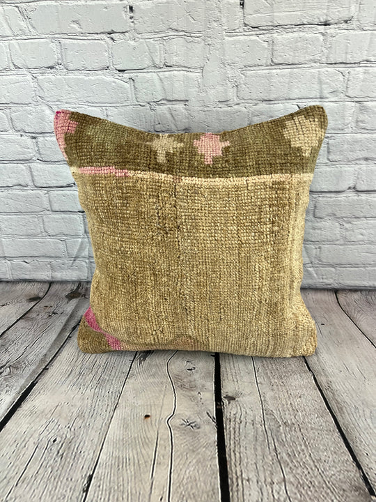 20 x 20 Rug Pillow Tranquility Trails Turkish Pillow Cushion Cover #7366