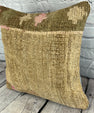 20 x 20 Rug Pillow Tranquility Trails Turkish Pillow Cushion Cover #7366