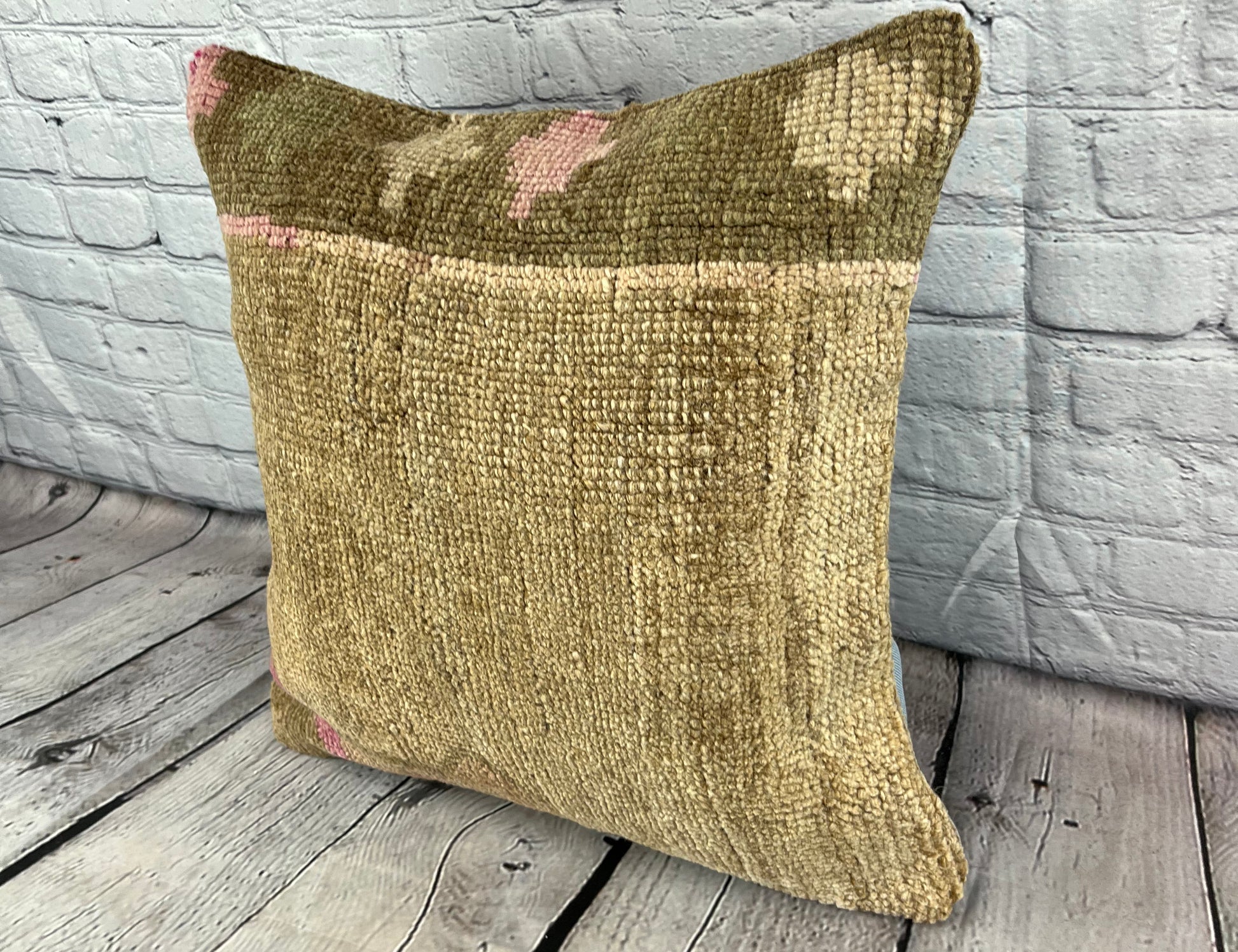 20 x 20 Rug Pillow Tranquility Trails Turkish Pillow Cushion Cover #7366
