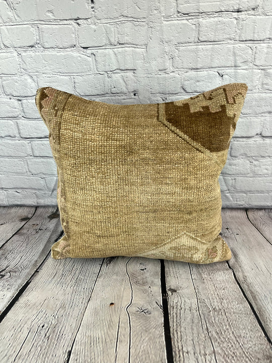 20 x 20 Rug Pillow Oasis Breeze Turkish Pillow Cushion Cover #7387