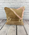 20 x 20 Rug Pillow Sultan's Tranquil Turkish Pillow Cushion Cover #7383