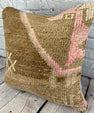 20 x 20 Rug Pillow Sultan's Tranquil Turkish Pillow Cushion Cover #7383