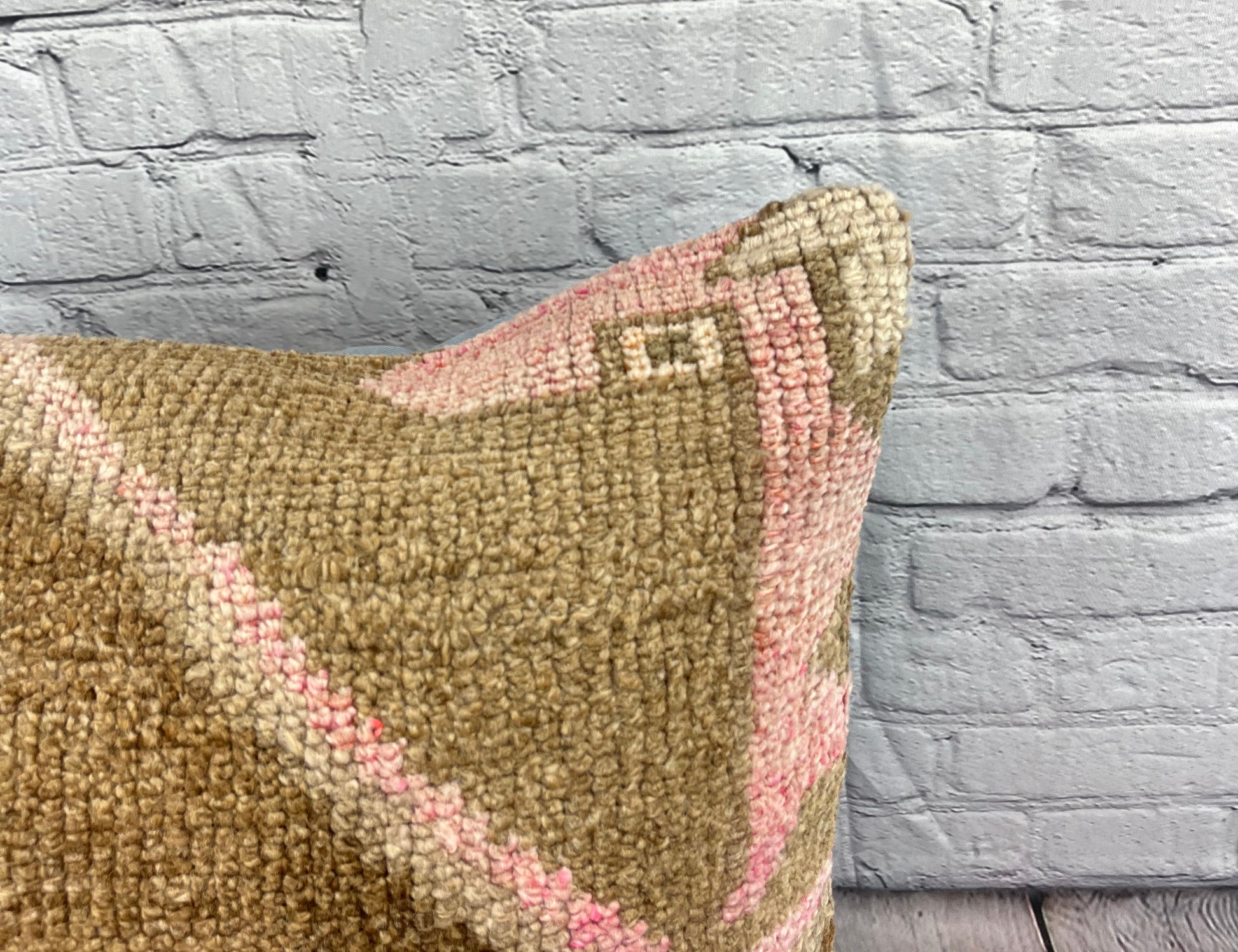 20 x 20 Rug Pillow Sultan's Tranquil Turkish Pillow Cushion Cover #7383