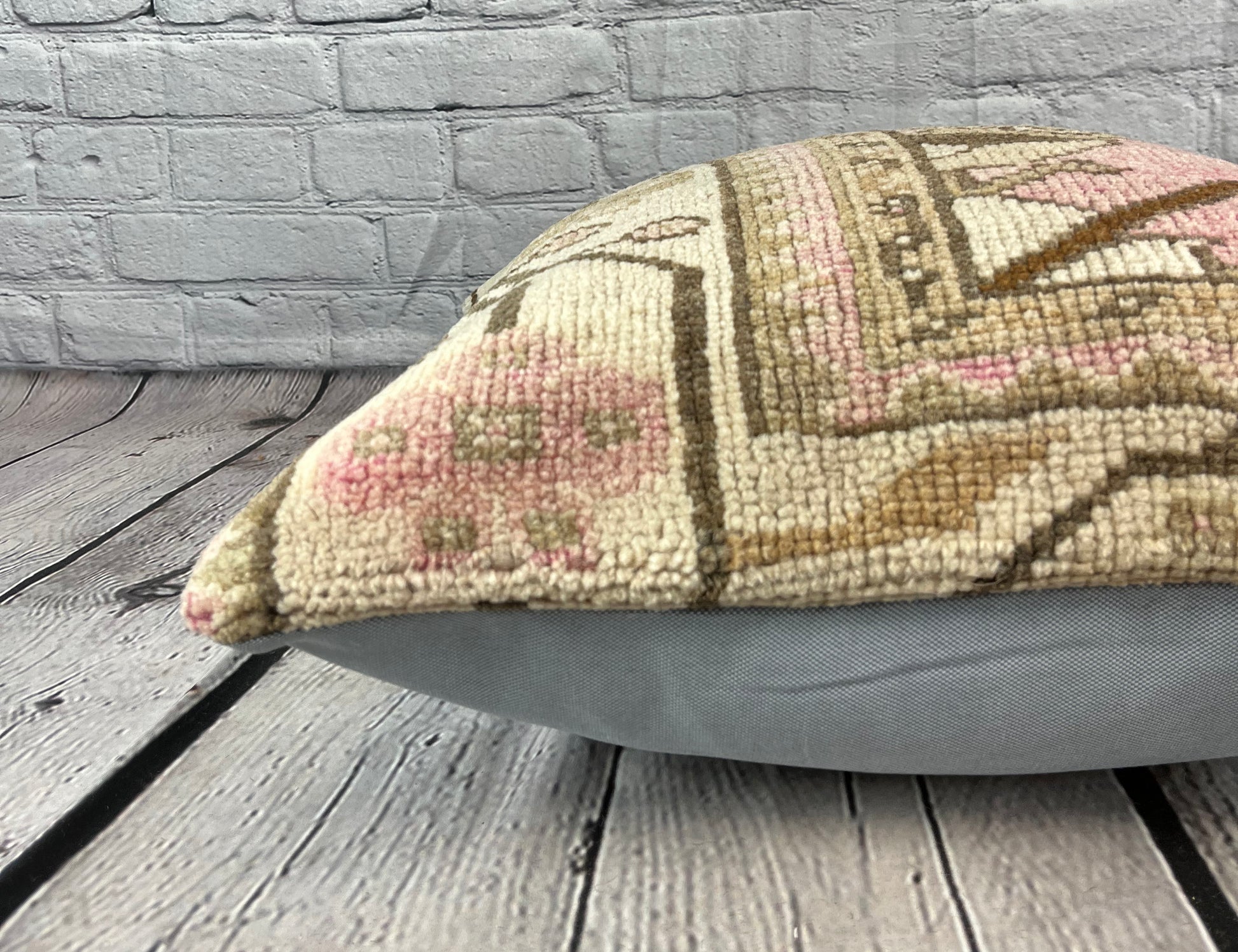 20 x 20 Rug Pillow Dreamy Cascade Turkish Pillow Cushion Cover #7350