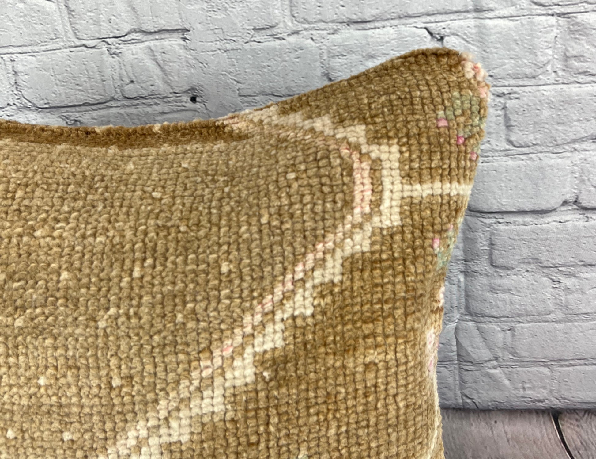 20 x 20 Rug Pillow Aegean Echoing Turkish Pillow Cushion Cover #7351