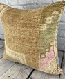 20 x 20 Rug Pillow Echoing Retreat Turkish Pillow Cushion Cover #7352
