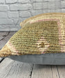 20 x 20 Rug Pillow Echoing Retreat Turkish Pillow Cushion Cover #7352
