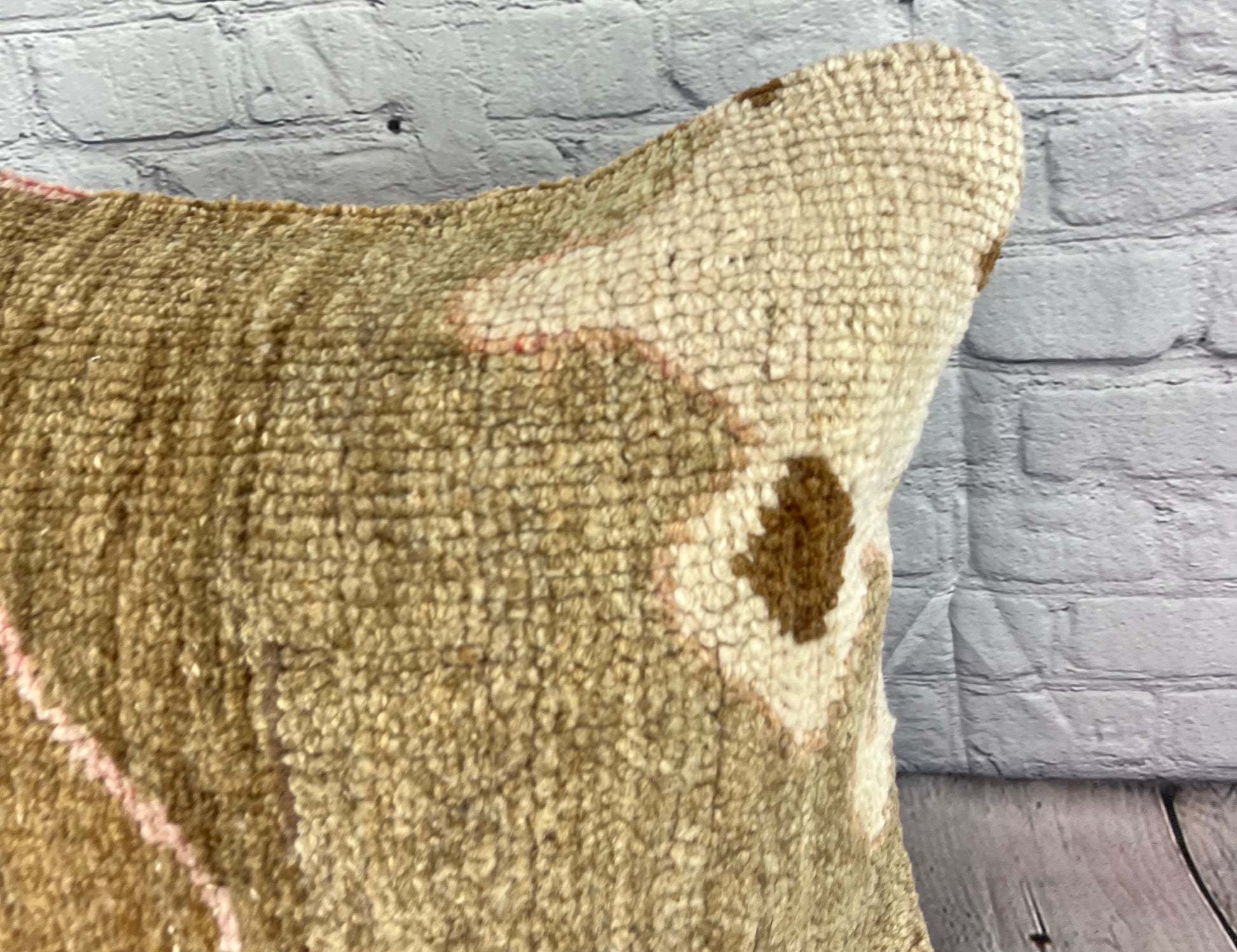 20 x 20 Rug Pillow Spice Route Turkish Pillow Cushion Cover #7355