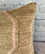 20 x 20 Rug Pillow Golden Horizon Turkish Pillow Cushion Cover #7381