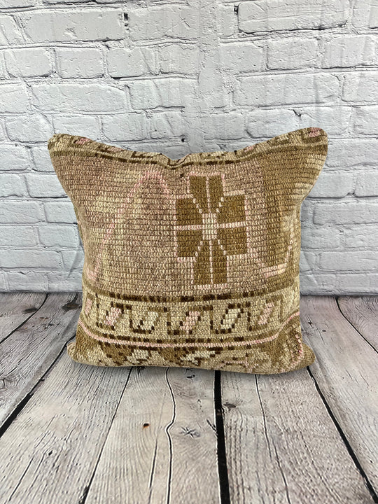 20 x 20 Rug Pillow Horizon Zenith Turkish Pillow Cushion Cover #7359