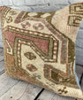 20 x 20 Rug Pillow Ethereal Melody Turkish Pillow Cushion Cover #7347
