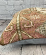 20 x 20 Rug Pillow Ethereal Melody Turkish Pillow Cushion Cover #7347