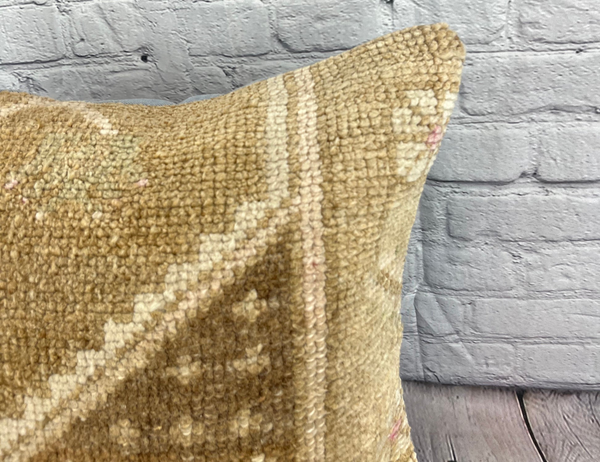 20 x 20 Rug Pillow Serenity Haven Turkish Pillow Cushion Cover #7386