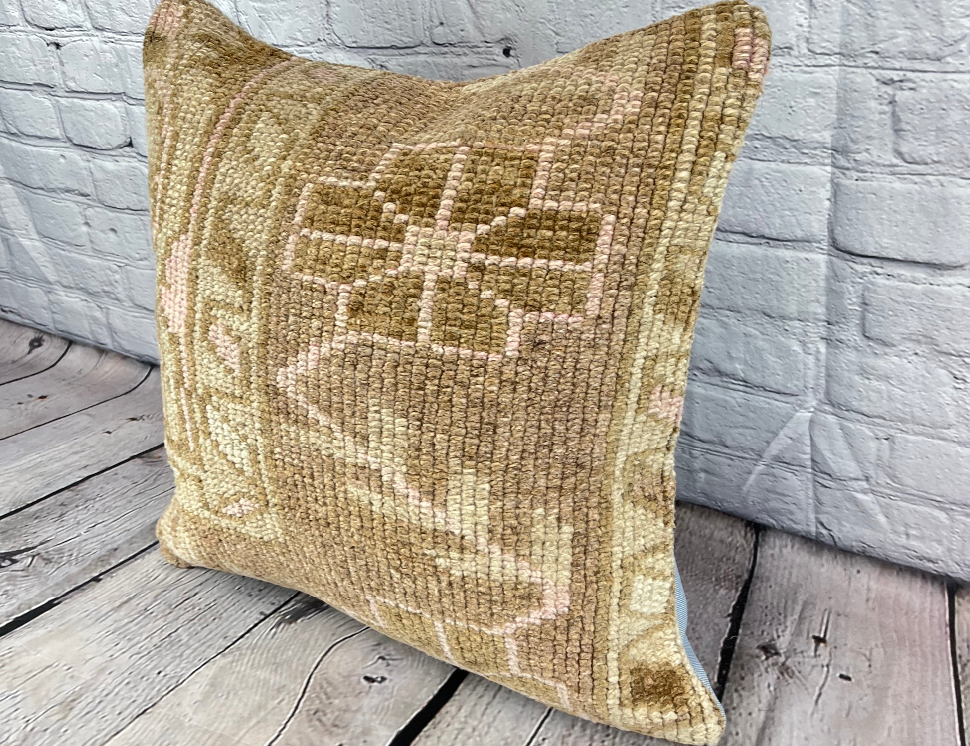20 x 20 Rug Pillow Enigmatic Twilight Turkish Pillow Cushion Cover #7384