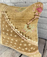 20 x 20 Rug Pillow Azure Harmony Turkish Pillow Cushion Cover #7341