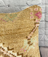 20 x 20 Rug Pillow Azure Harmony Turkish Pillow Cushion Cover #7341