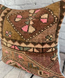 20 x 20 Rug Pillow Byzantine Whispering Turkish Pillow Cushion Cover #7345