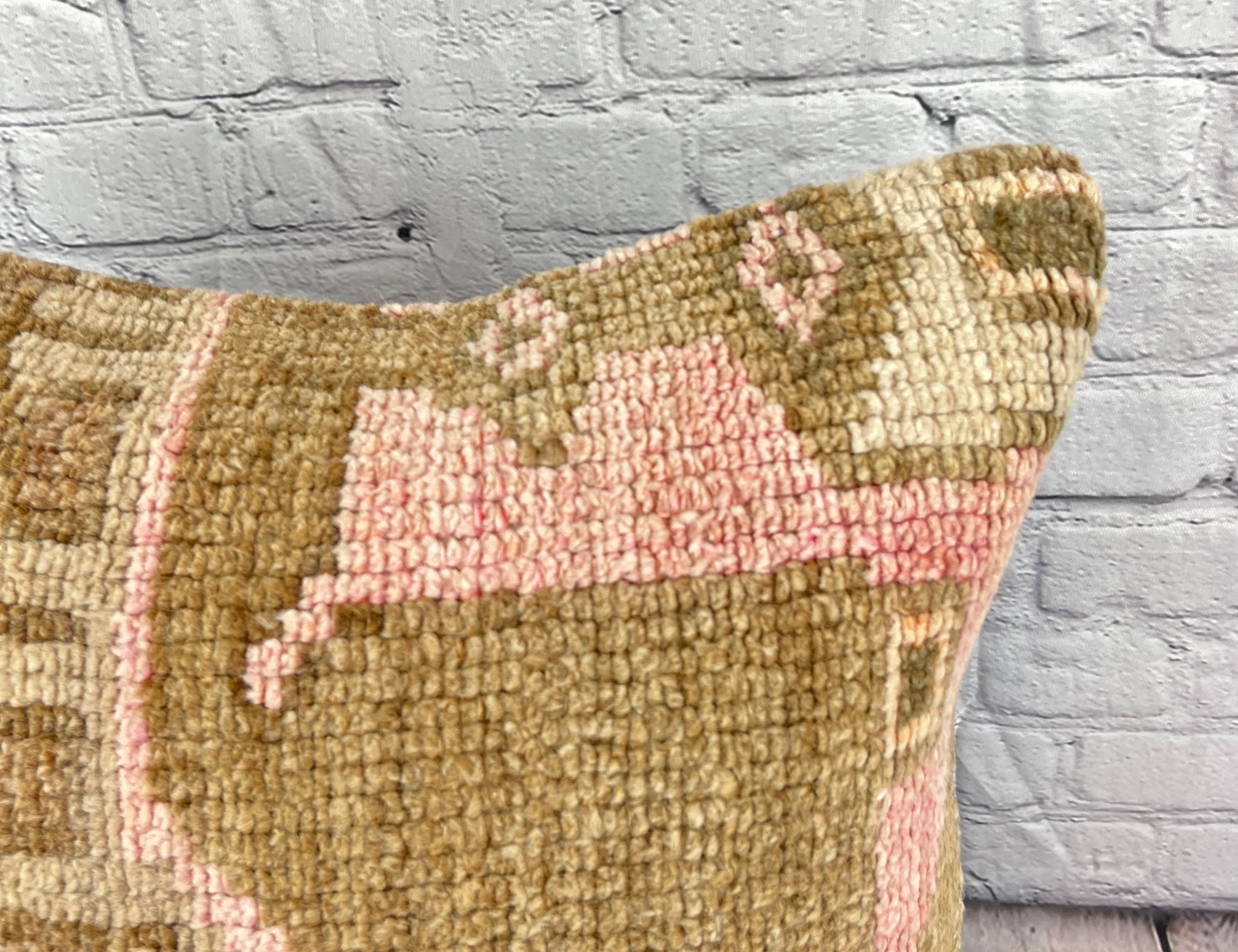 20 x 20 Rug Pillow Whispering Gardens Turkish Pillow Cushion Cover #7334