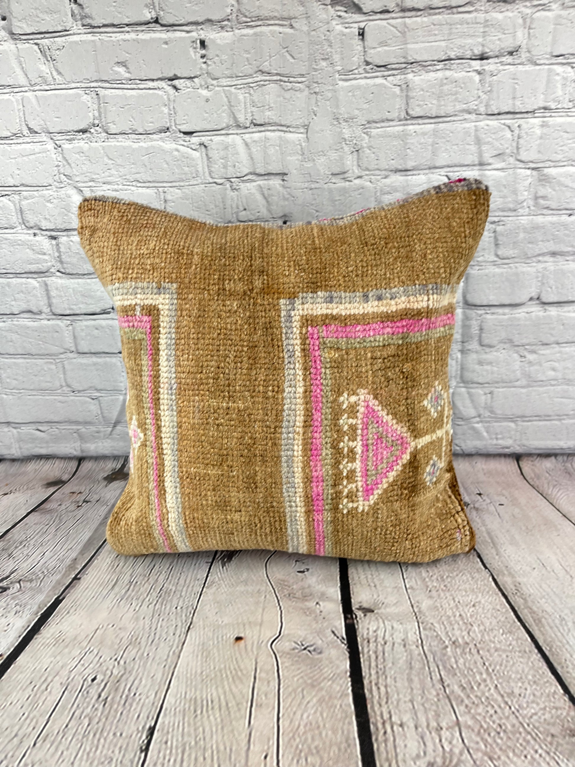 20 x 20 Rug Pillow Anatolian Radiant Turkish Pillow Cushion Cover #7340