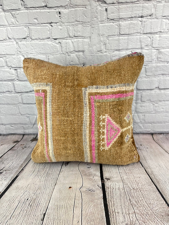 20 x 20 Rug Pillow Anatolian Radiant Turkish Pillow Cushion Cover #7340