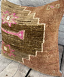 20 x 20 Rug Pillow Bazaar Melody Turkish Pillow Cushion Cover #7338