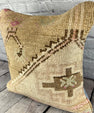 20 x 20 Rug Pillow Emerald Haven Turkish Pillow Cushion Cover #7328