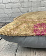 20 x 20 Rug Pillow Emerald Haven Turkish Pillow Cushion Cover #7328