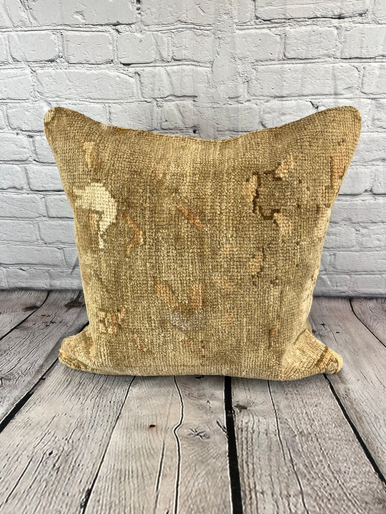 20 x 20 Rug Pillow Sapphire Dreams Turkish Pillow Cushion Cover #7635