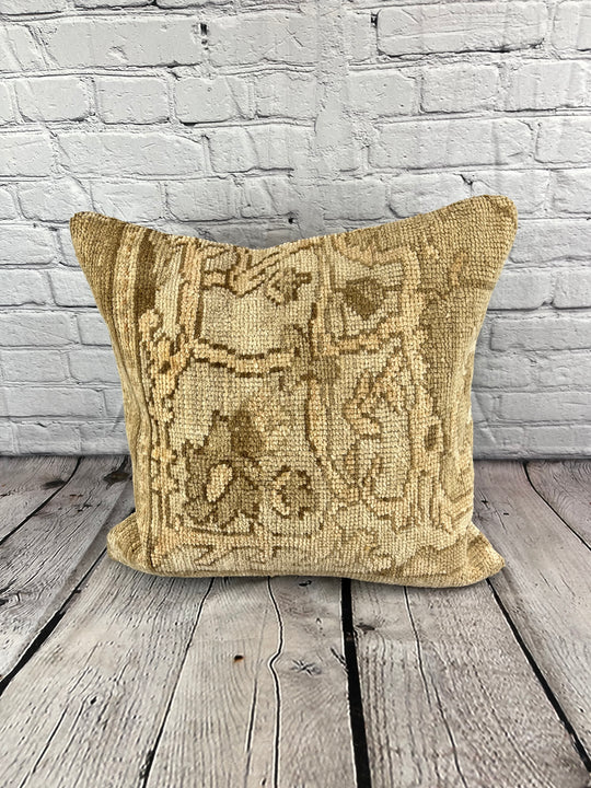 20 x 20 Rug Pillow Tranquil Mirage Turkish Pillow Cushion Cover #7639