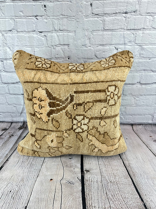 20 x 20 Rug Pillow Velvet Whisper Turkish Pillow Cushion Cover #7605